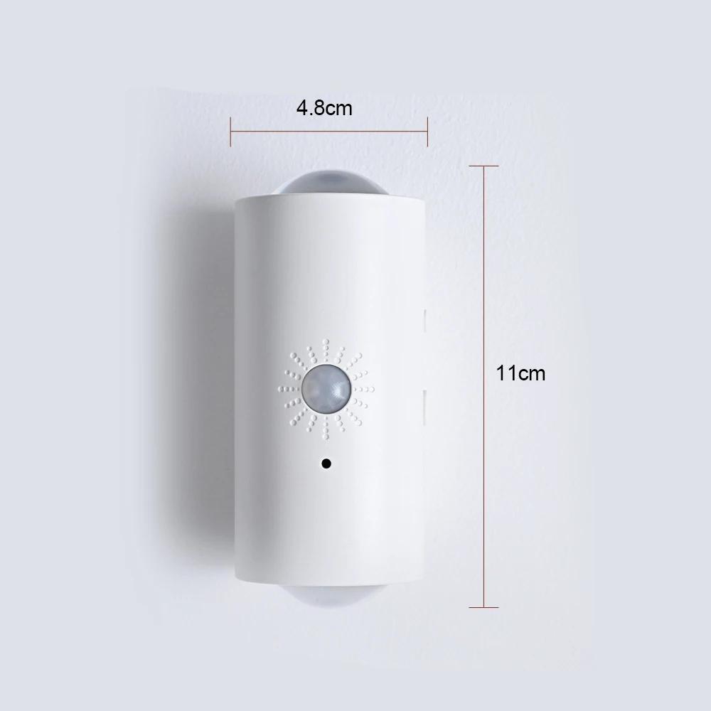 Bewegungssensor Wandleuchte Wiederaufladbares LED Nachtlicht mit 16 Farben Einstellbares Innenlicht Magnetische Treppenleuchten