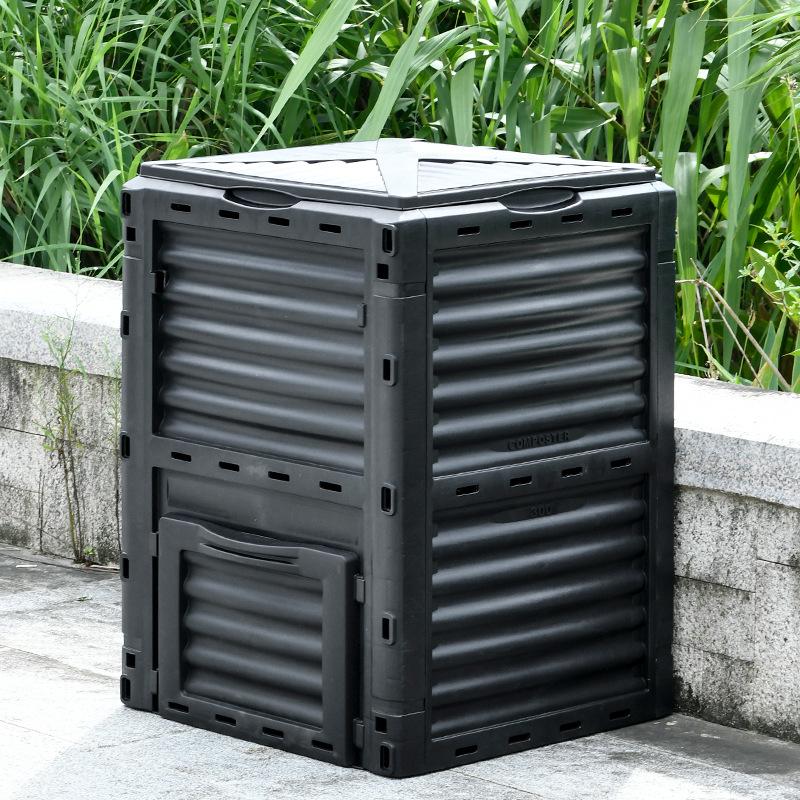 Large Capacity Outdoor Compost Bin for Yard Waste and Lawn Clippings