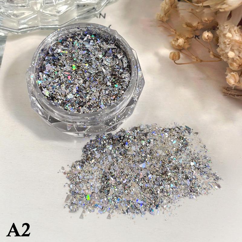 

1Box Mini Sparkling Star Nail Glitter Sparkling Pentagram Nail Decoration Nail Salon Design Accessories DIY Nail Art Design