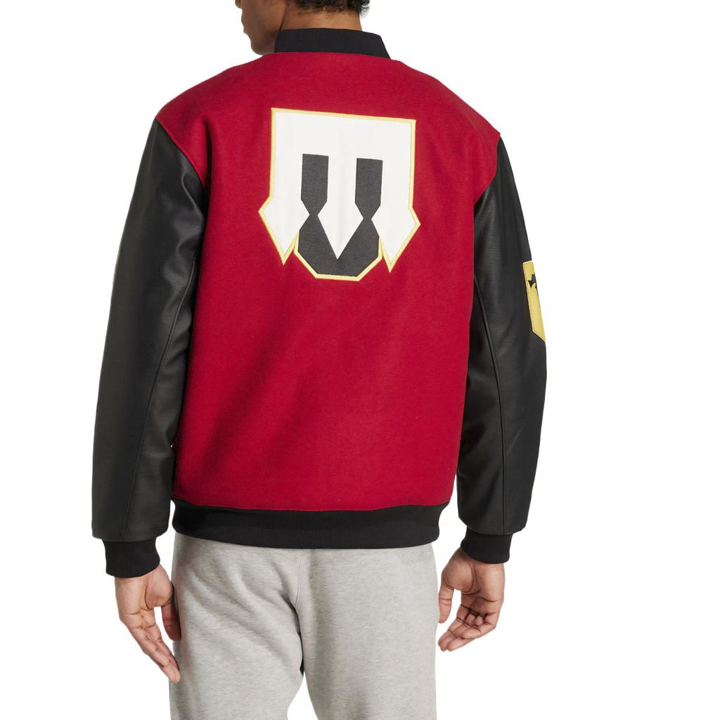 Adidas MUFCVRCT Comfortable Skin-Friendly Soft Versatile Cotton Jacket Unisex Jacket Chestnut JF0366