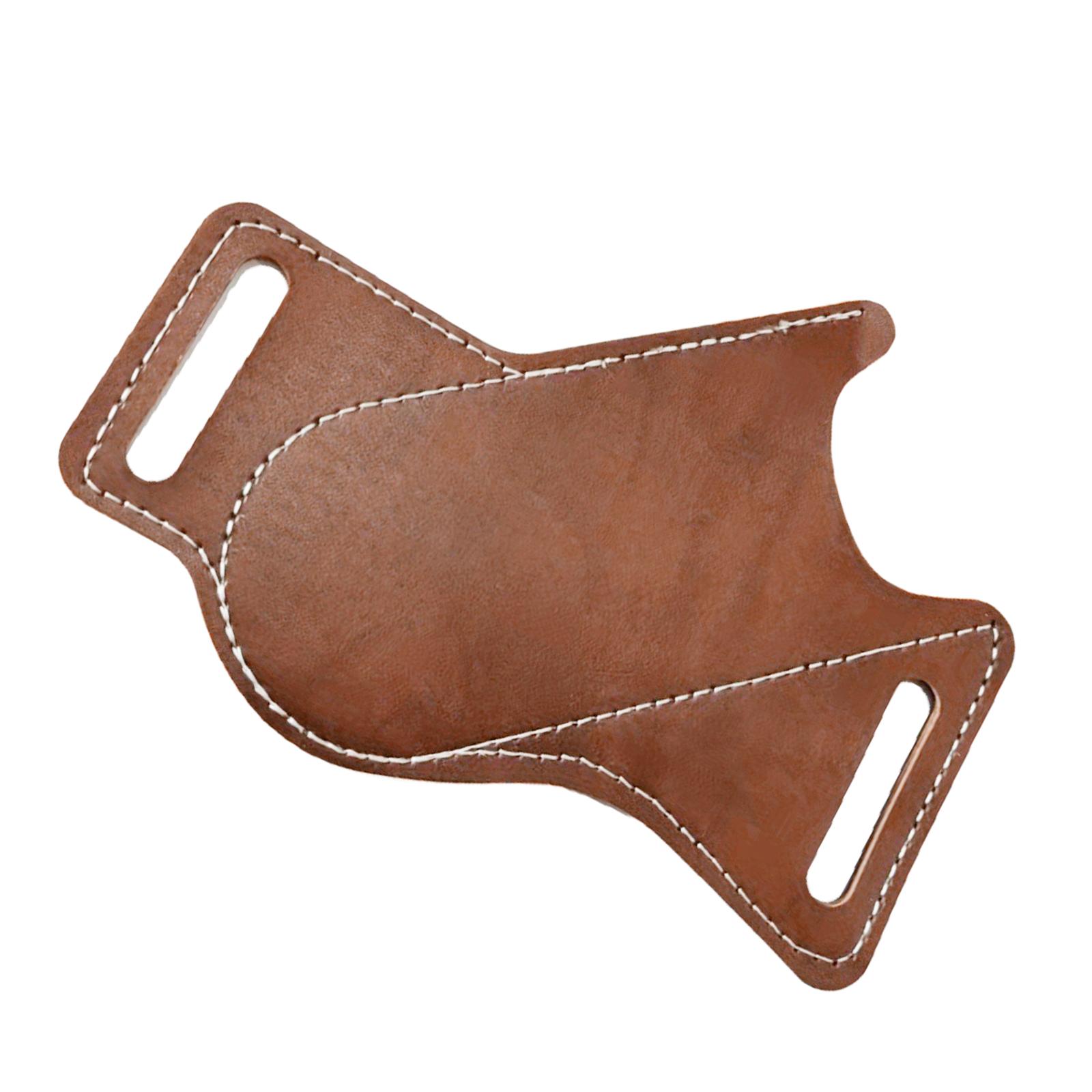 

Compact Folding Cutter Sheath PU Leather Tool Organizer Belt Pouch for Men Gift Outdoor Camping Hunting Tool Belt Bag темно-синього кольору