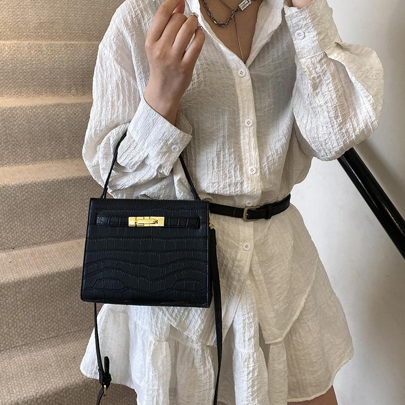 Damen neue Mode vielseitige Umhängetasche mit Steinmuster, hochwertige Damen vielseitige Messenger Bag