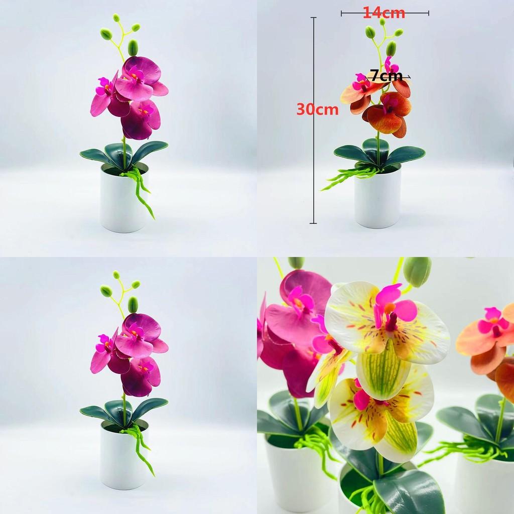 Artificial Orchid Plant With Pvc Material For Home Decor And Gift Giving