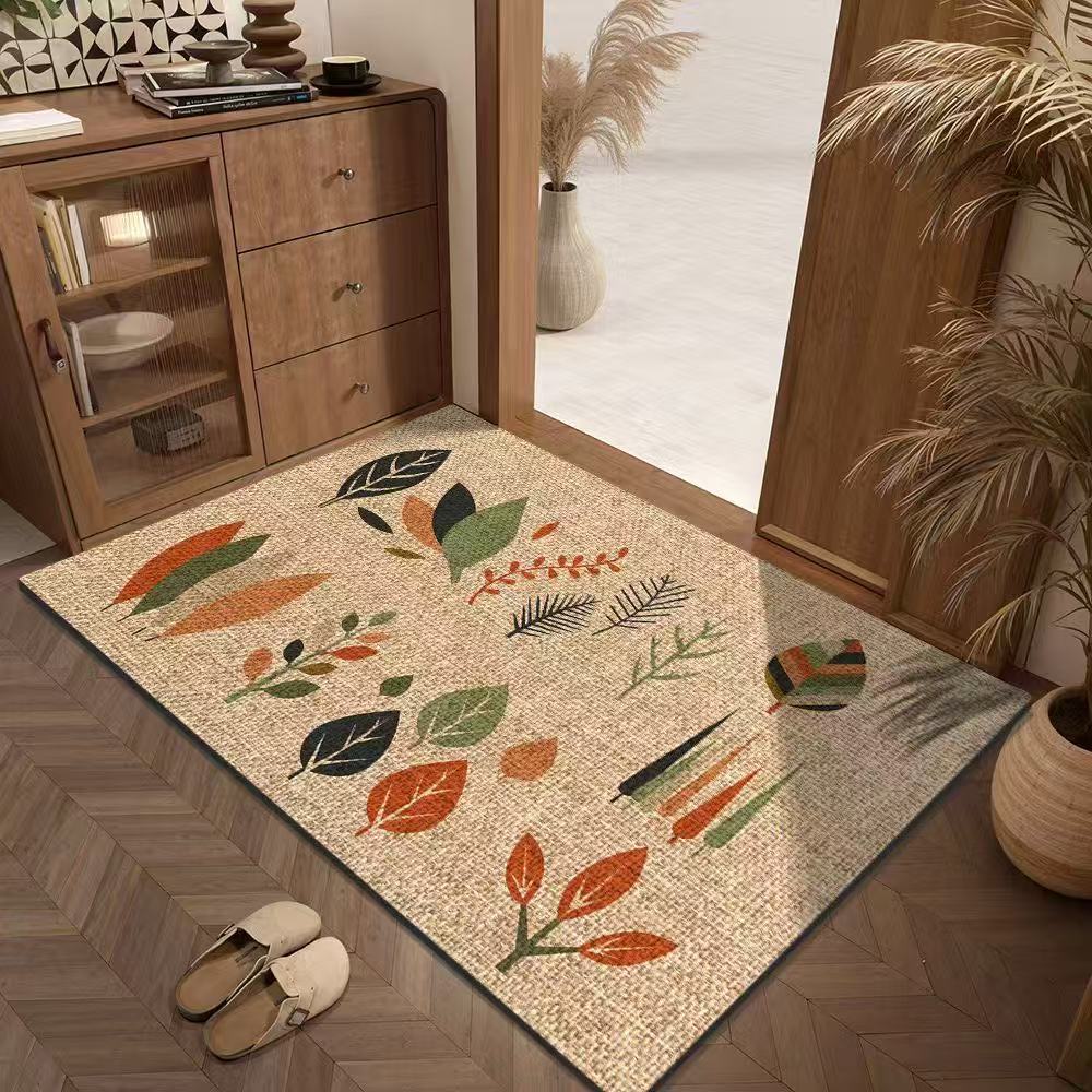 Entrance Door Mat Household Wear-resistant and Anti Slip Mat Entrance Door Absorbent Quick Drying Mat