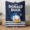 1 Stück, Disney Donald Duck Heimdekorations-Kuscheldecke, perfekt für Sofa, Bett, Reise