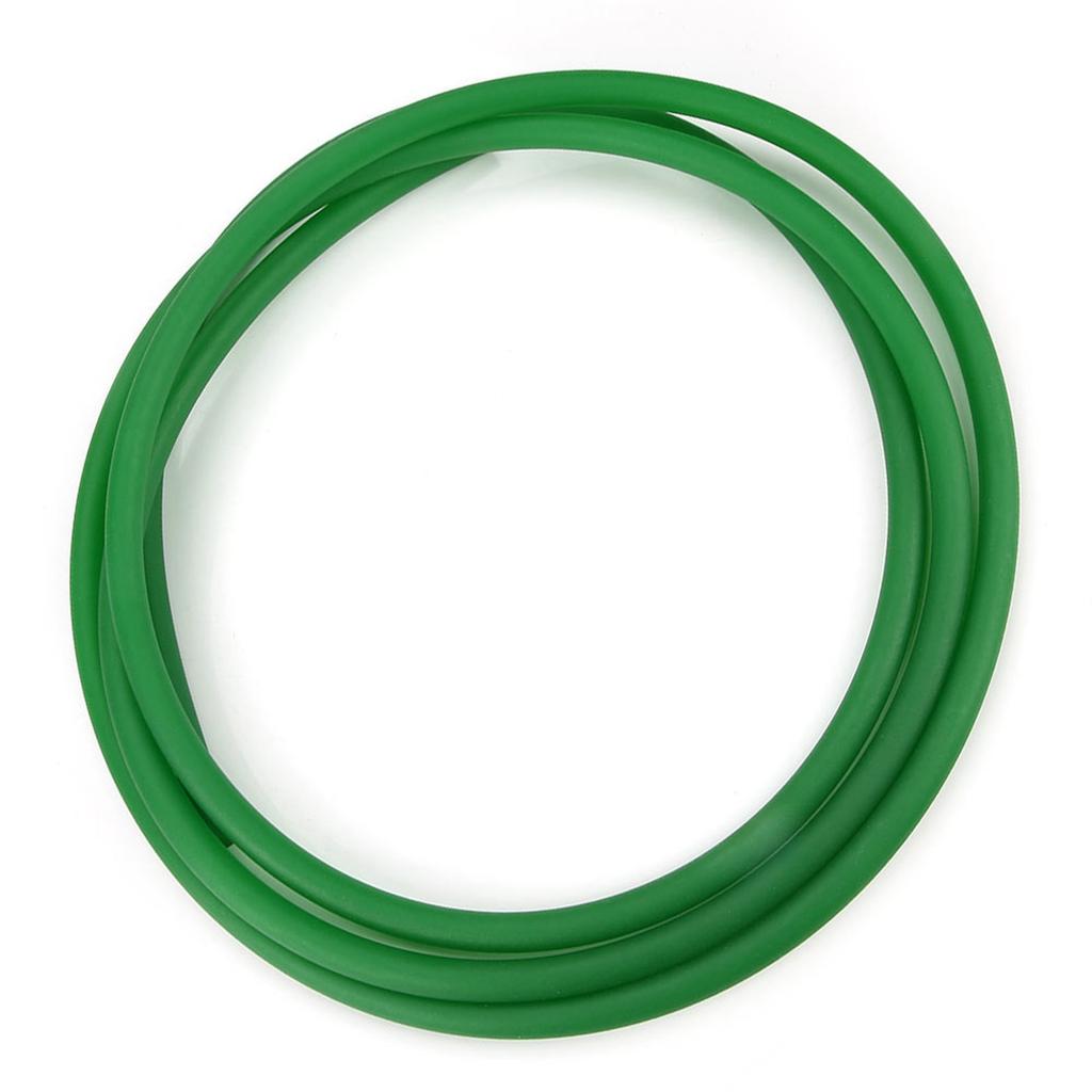 Green Rough Surface PU Polyurethane Round Belt for Drive Transmission(12mm*3m)