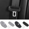 2 Pack Seat Belt Buckle Protective Cover & 2Clips Set, Pure Hand Sewing Cover, Universal Car Interior Accessories