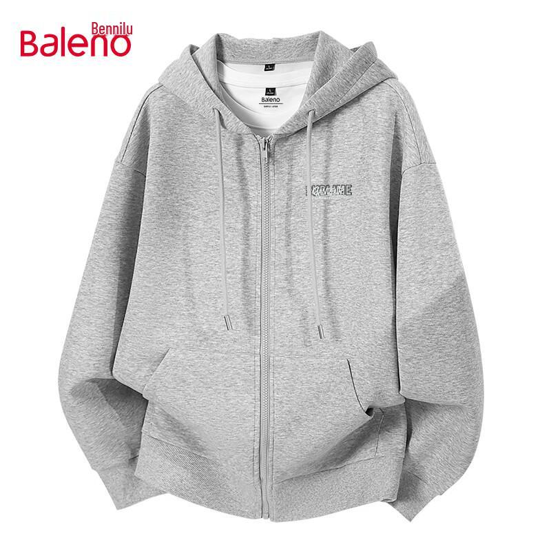 Baleno Men's American Style Hooded Cardigan Jacket