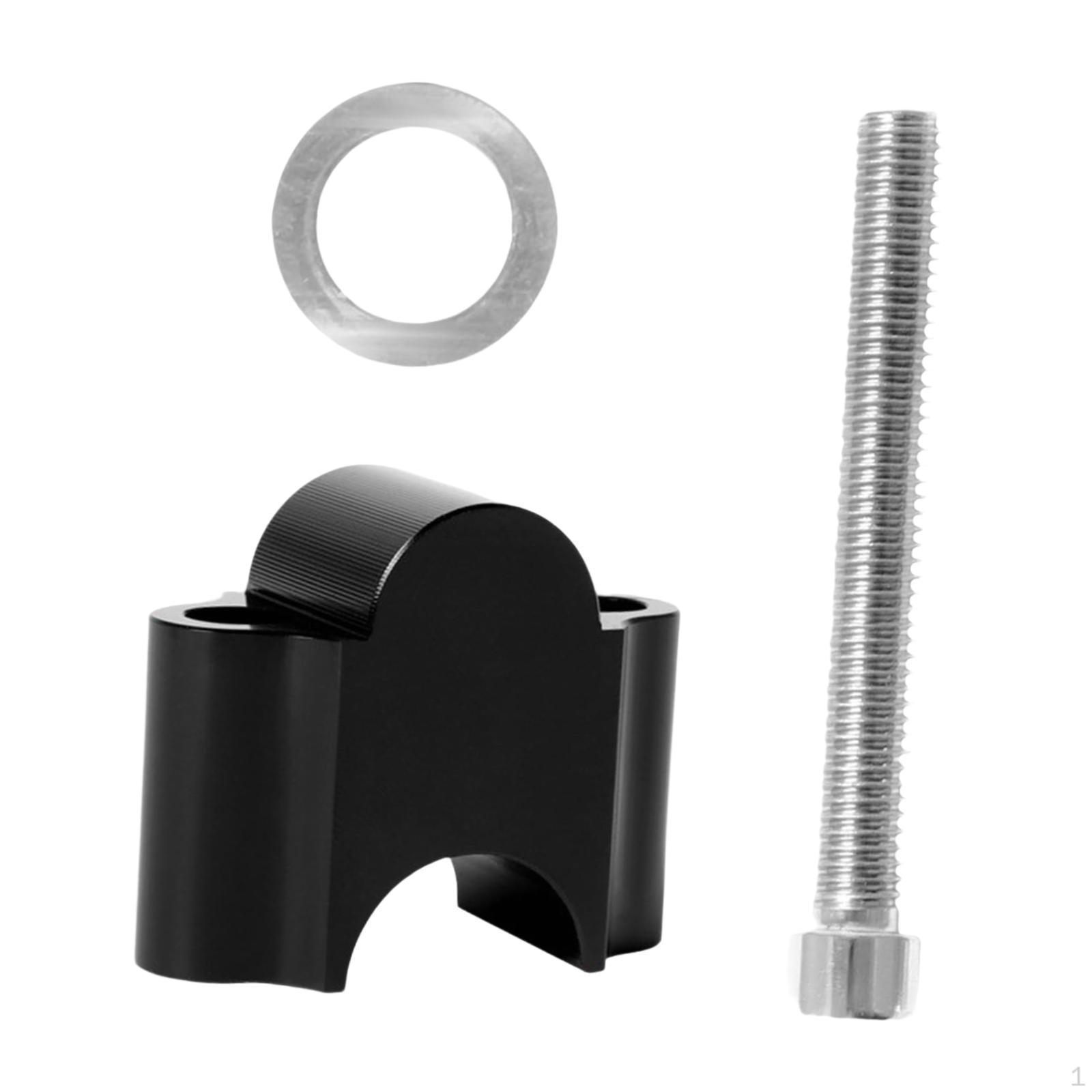 

Motorcycle Handlebar r Replacement Part Height Accessories Motorcycles Bar Clamp for Black 2.2cm