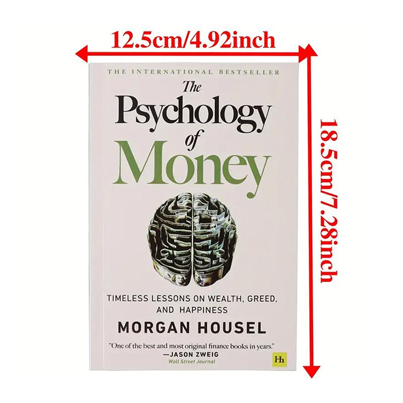The Psychology of Money English - Investment Mindset Training, Personal Finance Book Gift Idea 1PCS