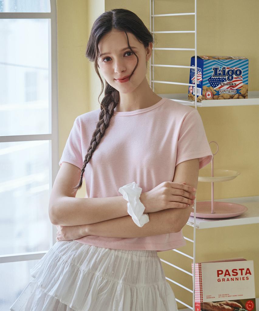 SWEET SOUP Back Lettering Point Crop T-Shirt_Pink(Wb4Stfb)