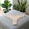 Transparent Mesh Briefs Women Low Waist Romantic T Panties Mesh Sheer Lace Thong  Ladies Girls Gift