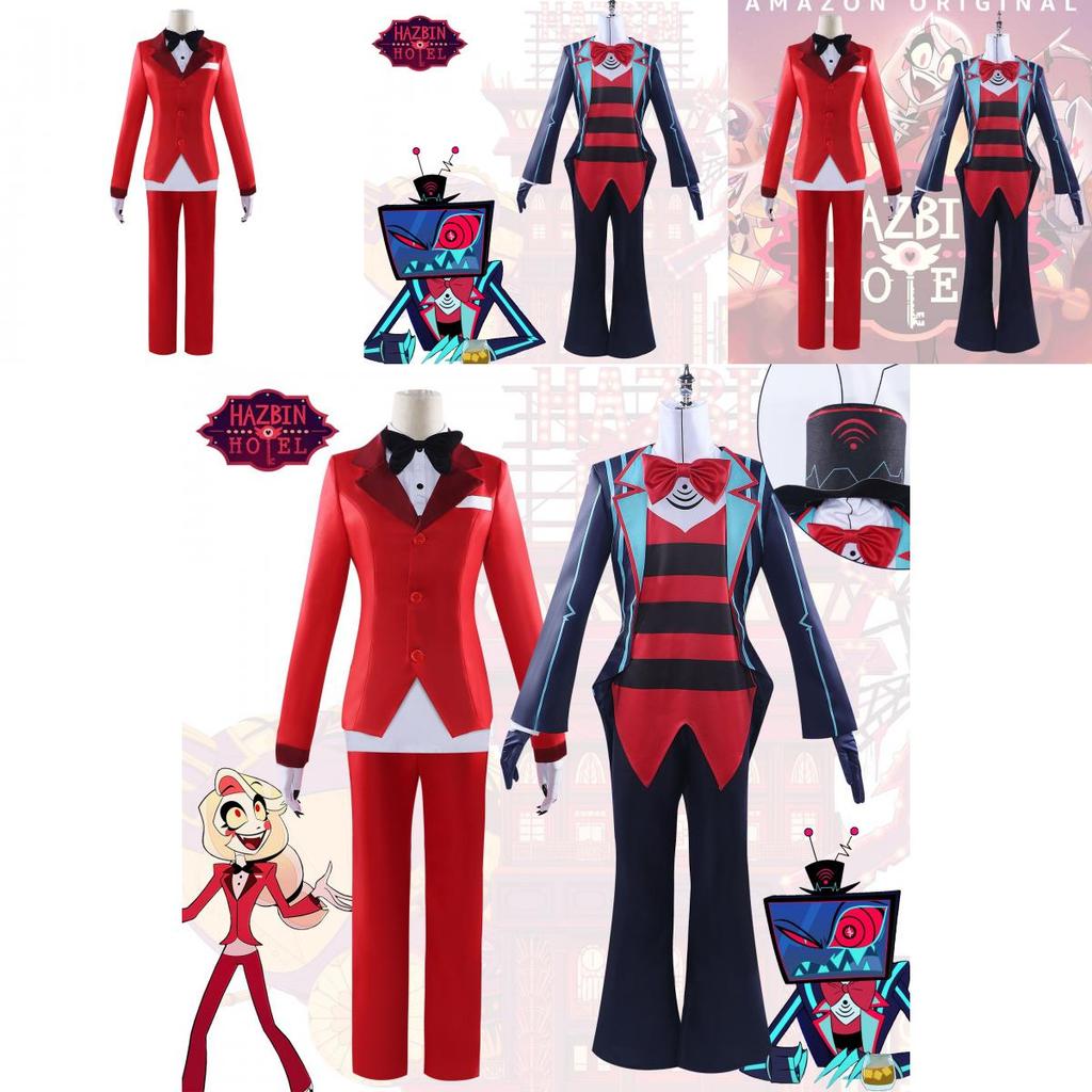 Hell's Inn Charlotte Mattina Stella TV Diavolo Vox Costume Cosplay Poliestere Stile Fantasy