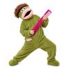 HOOMINIDAY costume pajamas adults onesie loungewear unisex warm fluffy loose-fitting full-body cosplay Halloween home wear couple costumes jumbo comb