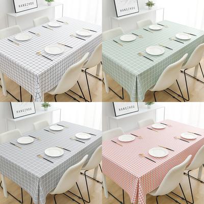 Pvc Tablecloth Waterproof And Oil-Proof Leave-In Desk Wind Student Rectangular Dining Table Tablecloth Coffee Table Mat
