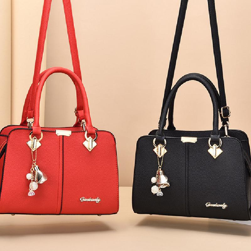 Stylish Pu Shell Bag For Middle-aged Moms With Large Capacity And Multiple Color Options