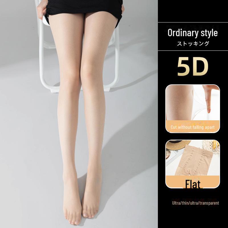 Ultra-Thin Nude Anti-Hook Pantyhose for Women - Transparent Spring/Summer Stockings