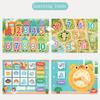 Montessori-Busy Book For Kids Toddler DIY Puzzle Game Sturdy Early Learning Sticker Books For Children Preschool Educational Toy