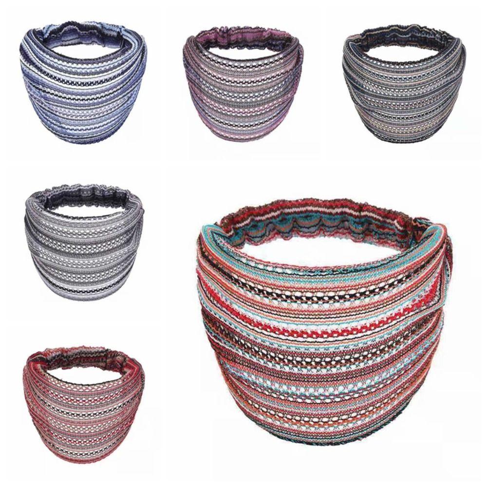 Multicolor Women Head wraps Pearl White Hair Cower Elastic Organza Hairbands  Ladies