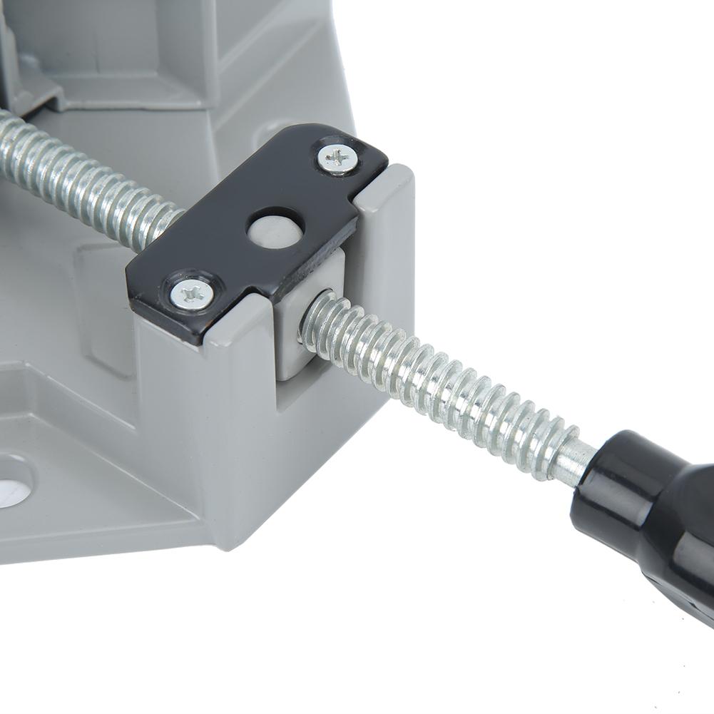 Aluminum Alloy Single Handle 90 Degree Right Angle Clamp Welding Corner Clamp Carpenter Woodworking Tool
