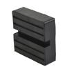 Car Lift Jacks Stand Rubber Pads Black Rubber Slotted Floor Jacks Pad Frame Rail Adapter Jacks Pad Auto Repair Kit 70x70x25mm