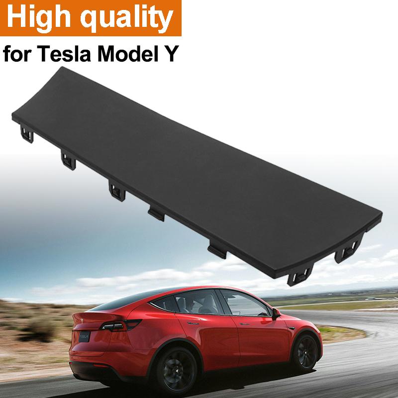 For Tesla Model Y 2020-2024 Car Rear Lower Bumper Hook Cap Trailer Lid Tow Hitch Cap Cover Black 1494009-00-B