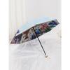 UV Resistant Women's Sunny and Rainy Dual-purpose Daisy Double-layer Black Glue Sun Umbrella  Sunshade Umbrella
