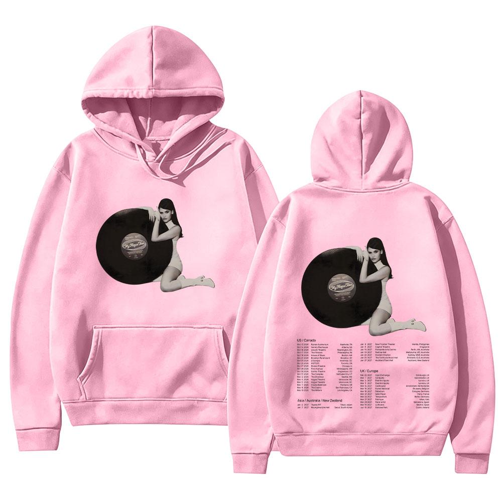Sienna Spiro My House Tour Hoodies Vintage Graphic Print Sweatshirts Women Aesthetic Street Style Pullover Unisex Y2K Streetwear