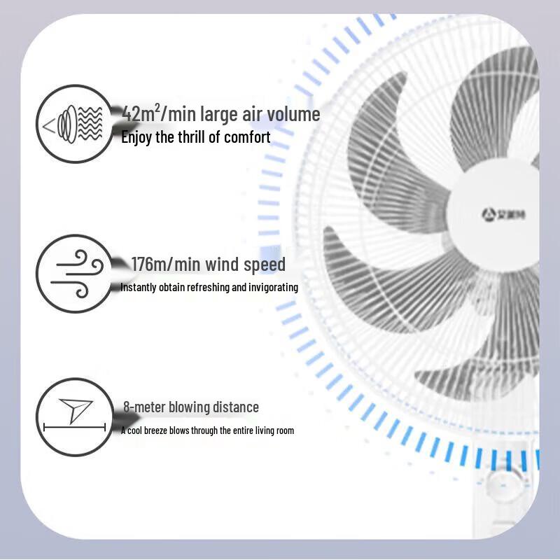 Airmate CS35-X25 Oscillating Floor Fan