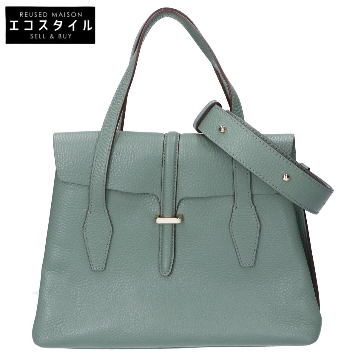 

ANAYI [Good Condition] Flap Small 2-Way Handbag Moss greenUsed