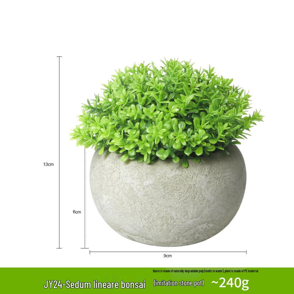 Artificial Baby's Breath Potted Flower for Wedding and Bedside Decor