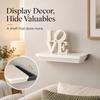 3D Printed Hidden Compartment Wall Shelf Plastic Display Rack with Drawer  Living Room