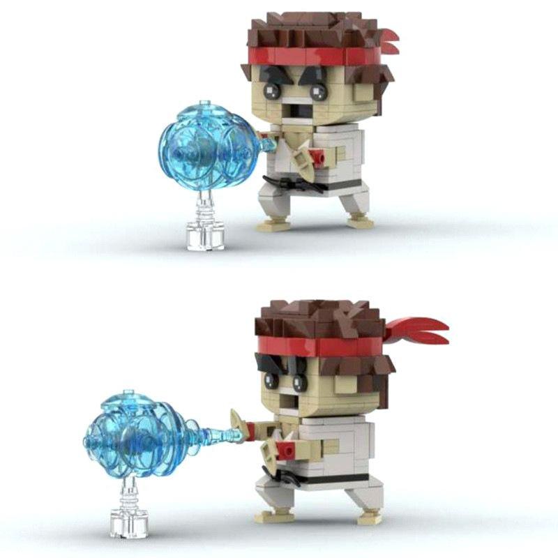 Small Brick Building Blocks Street Fighter Game Series Assembly Set Toys