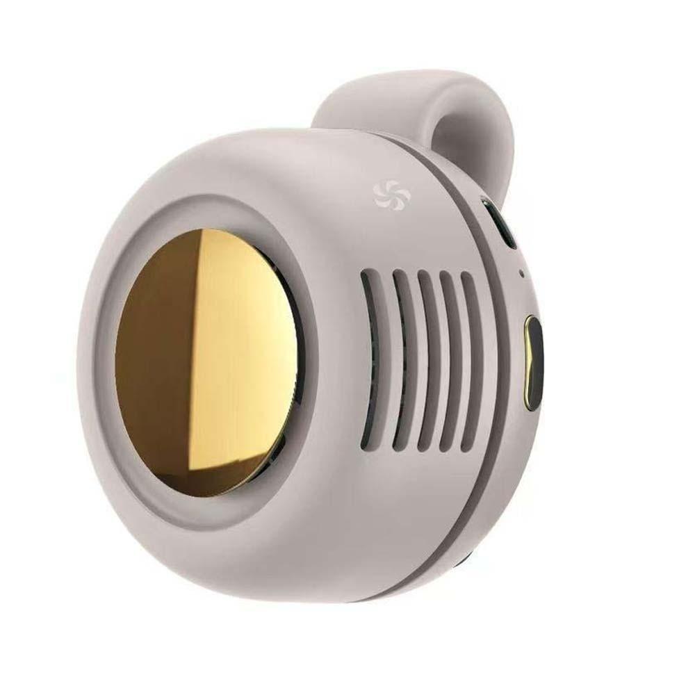 Brushless Motor Hanging Waist Fan Bladeless Clip Fan for 3.7V/900mAh Office Desktop бежевый
