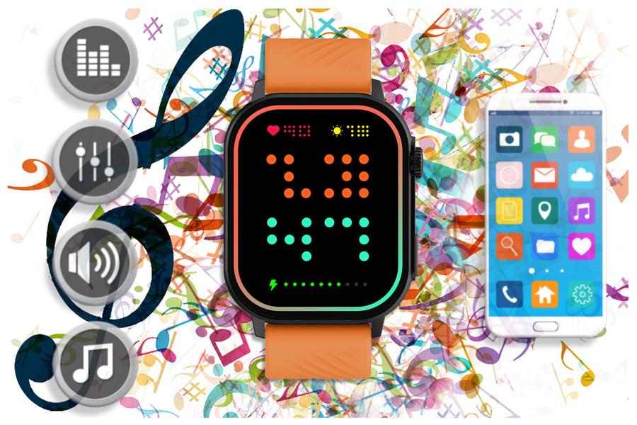Smartwatch Unisex Gravity Gt15-2 - Bluetooth Calls, Additional Strap (Sg029B)