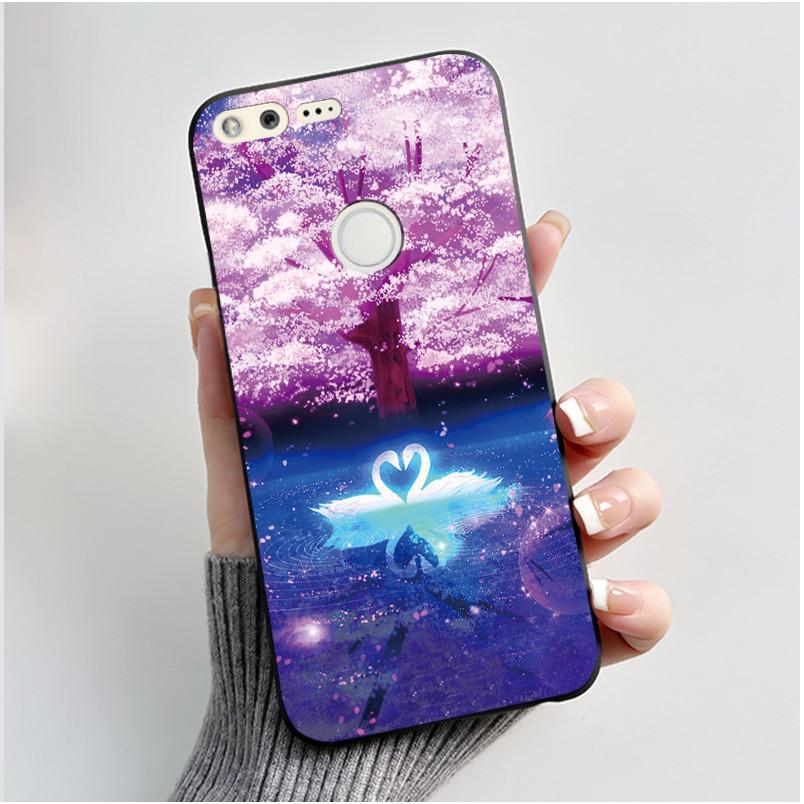 For Google Pixel 1 Case Aesthetic Cute Cat Shockproof Silicone TPU Soft Back Cover for Google Pixel 1 Pixel1 XL Phone Case Coque