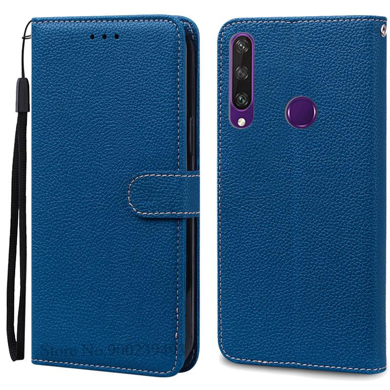 Pro pouzdro Huawei Y6P Kožené peněženkové vyklápěcí pouzdro Pro pouzdro Huawei Y6p MED-LX9N Měkký plný kryt Coque Fundas pro pouzdro Huawei Y6P