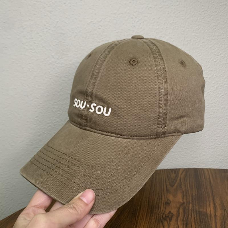 Autumn and winter baseball cap women's soft top hat shows a small face, wide brim cap, enlarged and deepened high quality