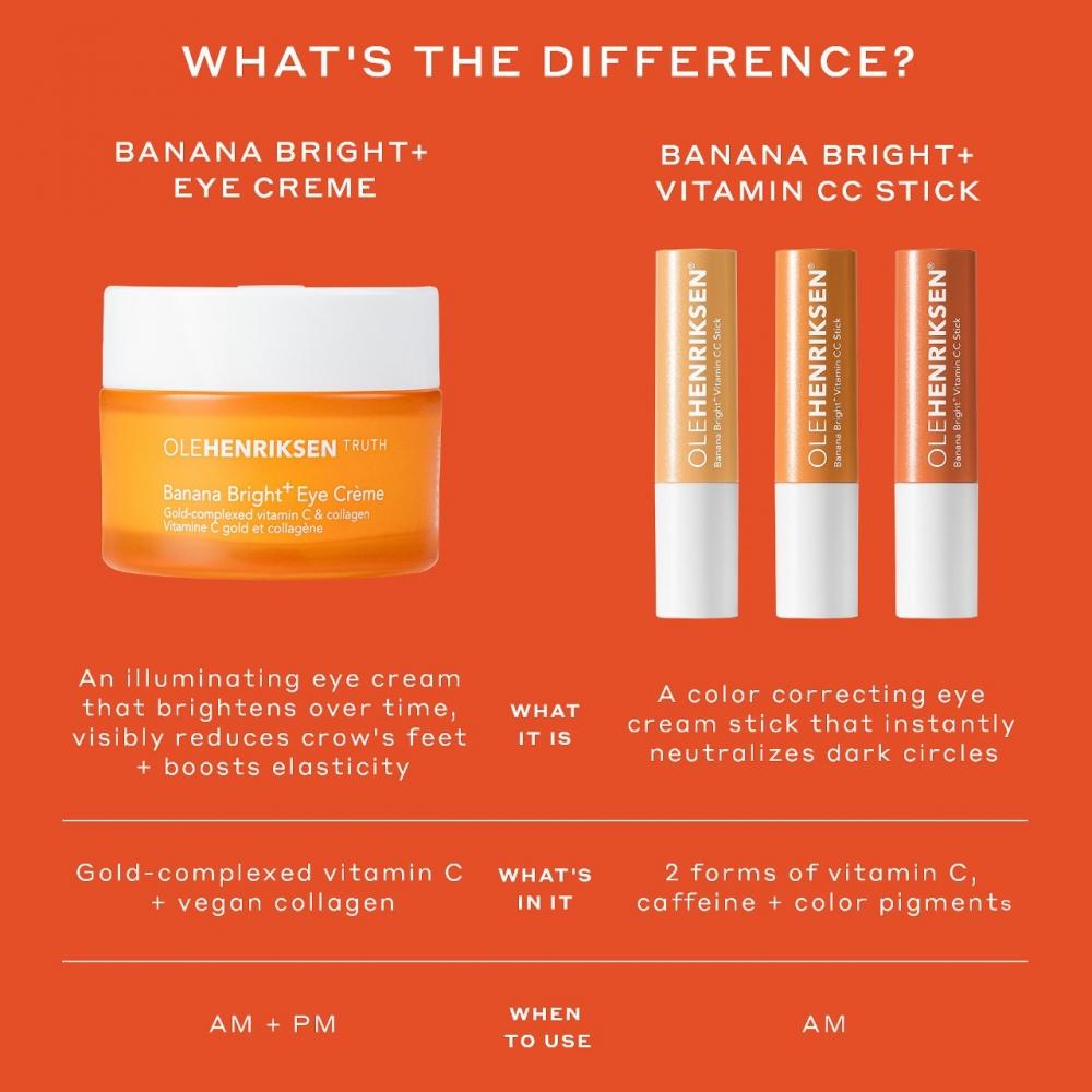 Olehenriksen Banana Bright+ Vitamin C Augencreme