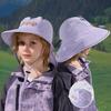 Windproof Rope Kids Shawl Sun Hat Breathable Baby Sun Protection Hat Capybara Fisherman Hat  Spring