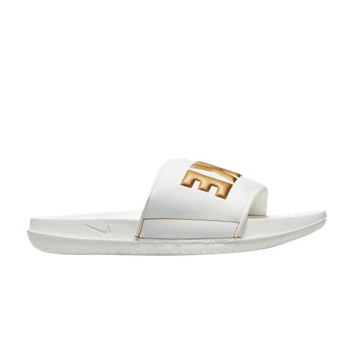 Nike Wmns Offcourt Slide Summit White Metallic Gold BQ4632-105