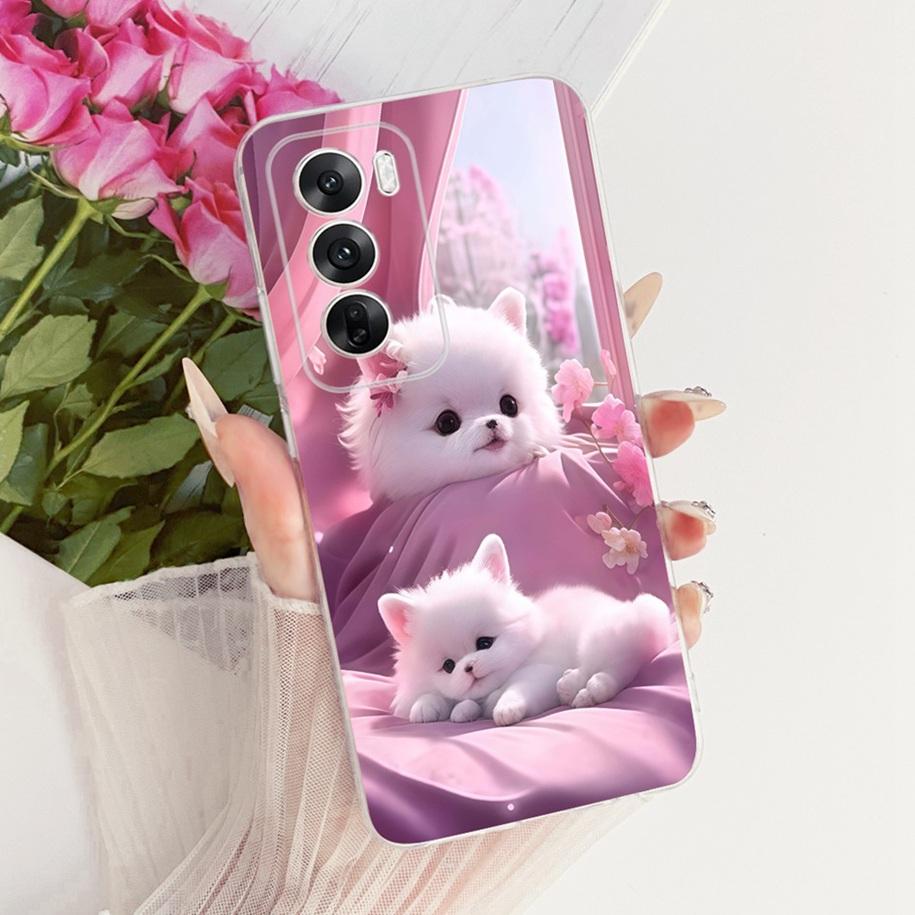 For OPPO Reno12 Pro 5G Case CPH2629 Cool Cartoon Dragon Funda Soft Silicone Protective Cover For OPPO Reno 12 CPH2625 Phone Case