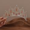2024 Crystal Rhinestone Bride Crown Headdress: Wedding & Birthday Hair Accessories