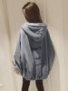JudyRose Loose Winter Women's Hoodie, Zip-Up Hoodie, Fit, Oversized, Casual, Cute, Warm, Fleece-Lined, Spring, Autumn, (2XL, Gray)