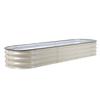 Raised Garden Bed Kit   Stylish Metal Raised Planter Bed with Installation Parts for Vegetables Flowers Ground Planter Box
