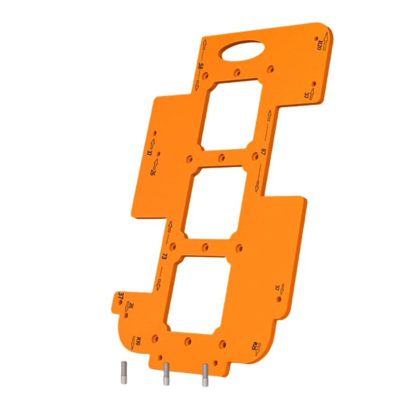 Multifunctional Sturdy Woodworking Slotting Template Designs for Carpenter and Enthusiasts Across Various Materials