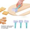 3Pcs/Set DIY Dough Cutter Roller Baking Accessory For Wonton Biscuit Cookies Dumpling Cake Making
