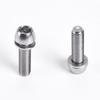 10Pz Viti Manubrio Bici Bulloni Manubrio Bici Bulloni Testa Conica Viti con Rondelle Parte Manubrio Sterzo Bici M5x20mm