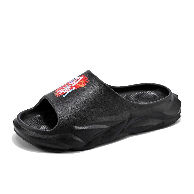 

Slippers couple wear-resistant men s sandals step on shit 2025 new outer sandals summer home non-slip and deodorant 36