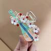 Fashion Bow Pearl Rhinestone Flower Grab Clip Temperament Half Tie Hairpin Disc Hair Shark Clip